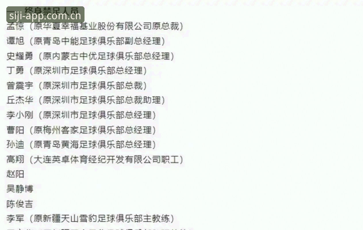 中国足协第三批禁足名单深度解析：从案例看足球治理的实用知识与观赛选择